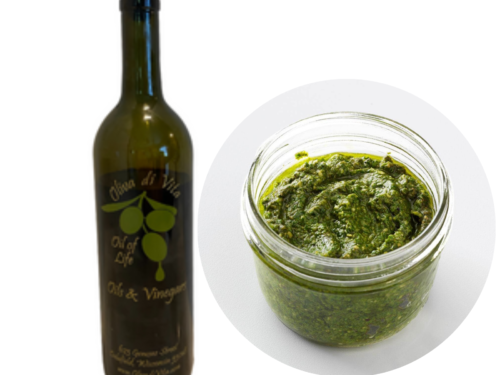 Spicy Calabrian Pesto Infused Olive Oil