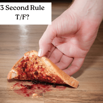 If food touches the floor can you still eat it ?