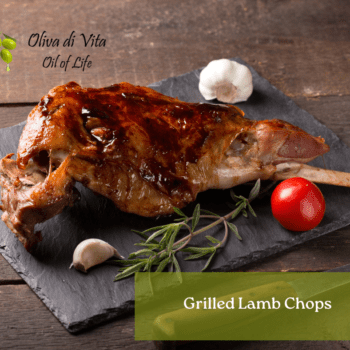 Marinated & Grilled Lamb Chops With Goat Cheese Mashed Potatoes recipe